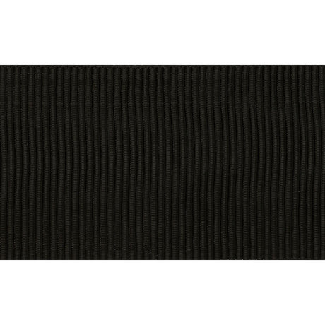 Schumacher 70846 WIDE FAILLE TAPE in BLACK Trim - COUTURE TR