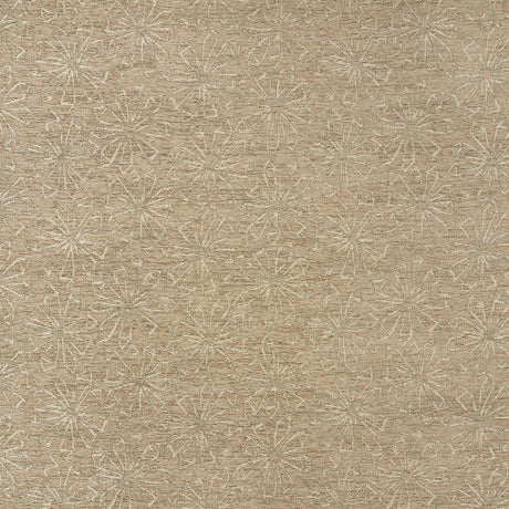 Schumacher 70861 FLOWER CHENILLE in SANDSTONE Fabric - FLOWE