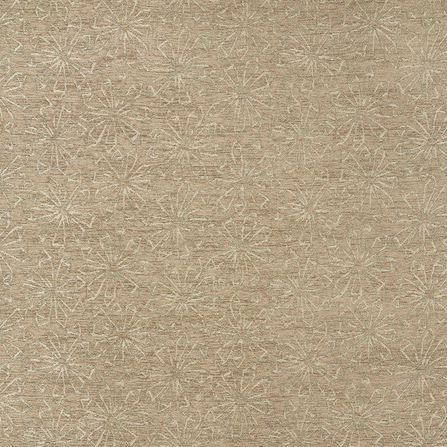 Schumacher 70861 FLOWER CHENILLE in SANDSTONE Fabric - FLOWE