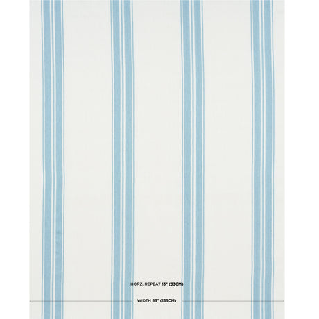 Schumacher Brentwood Stripe Pool Fabric
