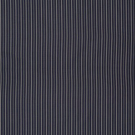 Schumacher 70890 OSTIA STRIPE INDOOR/OUTDOOR in NAVY & IVORY