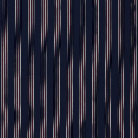 Schumacher 70900 BIBIONE STRIPE INDOOR/OUTDOOR in NAVY & RED