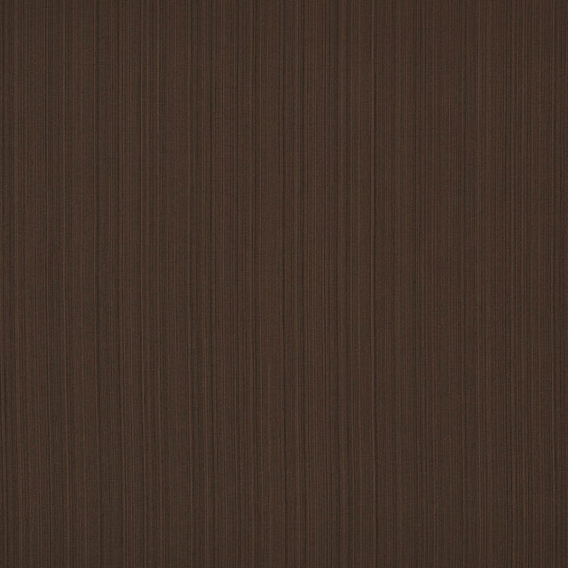 Schumacher Poetto Strie Indoor/Outdoor Chocolate Fabric - Eade's Wallpaper