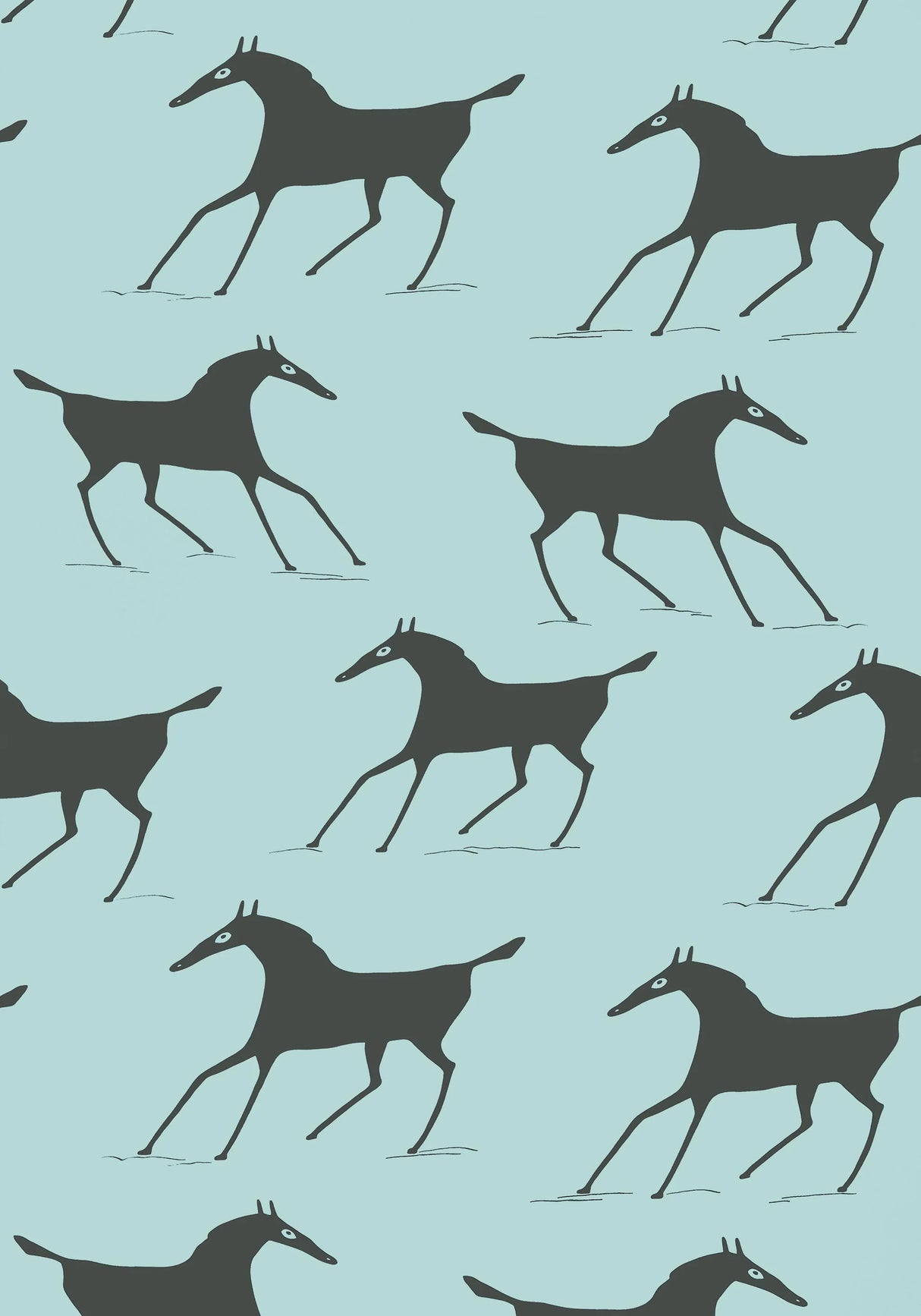 Thibaut T1326 VALENCIA Aqua Wallpaper