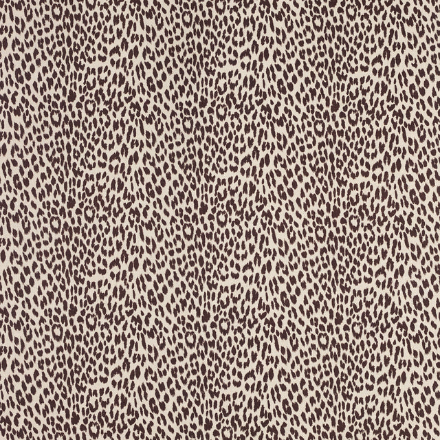 Schumacher 710N28 LEOPARD BY RAOUL in MOLE Fabric - RAOUL TE