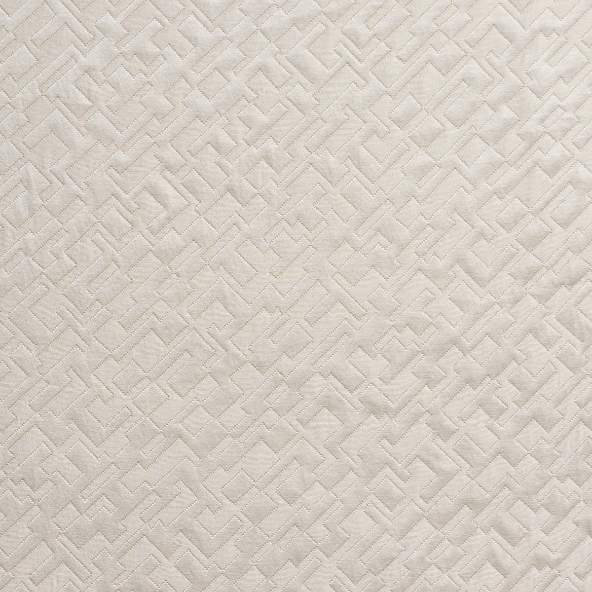 Schumacher 71191 SALON MATELASSÃ‰ SATIN in LIMESTONE Fabric 