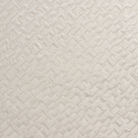 Schumacher 71191 SALON MATELASSÃ‰ SATIN in LIMESTONE Fabric 