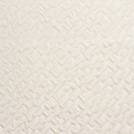 Schumacher 71192 SALON MATELASSÃ‰ SATIN in PEARL Fabric - NE