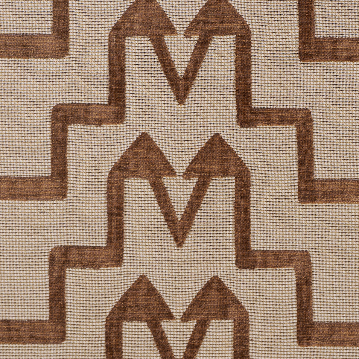 Schumacher 71245 TURKISH STEP in BISCUIT Fabric - ATELIER PA