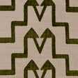 Schumacher 71246 TURKISH STEP in OLIVE Fabric - ATELIER PARI