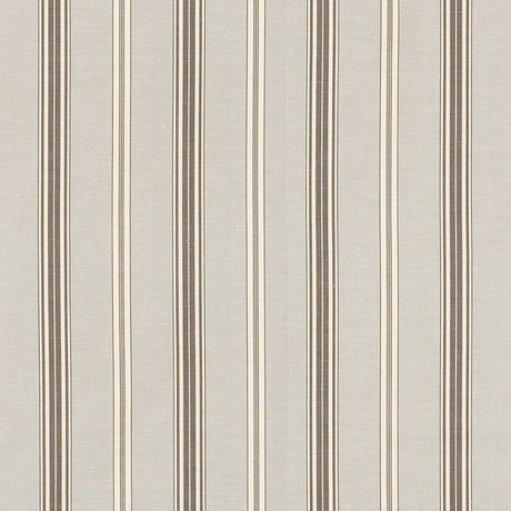 Schumacher 71290 COCO STRIPE in CLOUD Fabric - ESSENTIALS: S