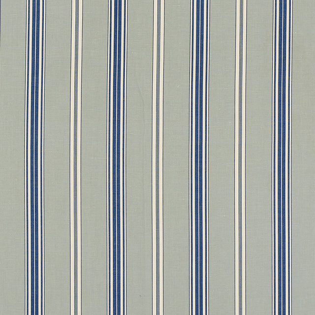 Schumacher 71291 COCO STRIPE in MINERAL Fabric - ESSENTIALS: