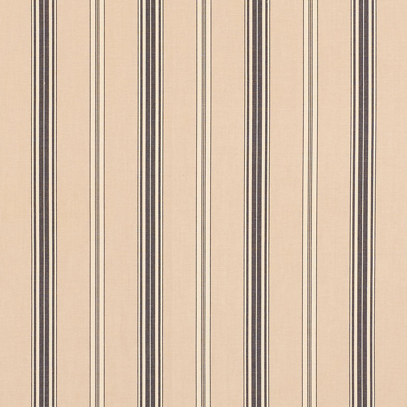 Schumacher 71292 COCO STRIPE in STONE Fabric - ESSENTIALS: S
