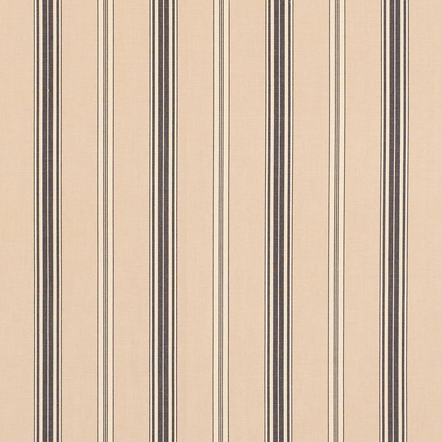 Schumacher 71292 COCO STRIPE in STONE Fabric - ESSENTIALS: S
