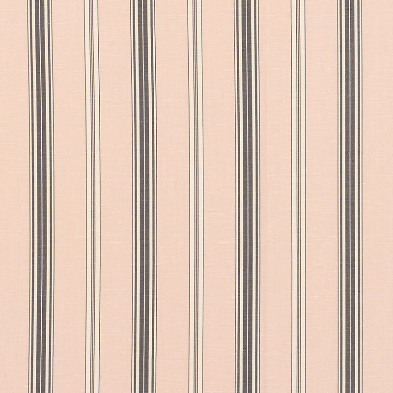 Schumacher 71293 COCO STRIPE in BLUSH Fabric - ESSENTIALS: S
