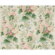 LEE JOFA 7129.LJ.0 HOLLYHOCK HDB WHITE/CORAL Fabric - Eade's Wallpaper