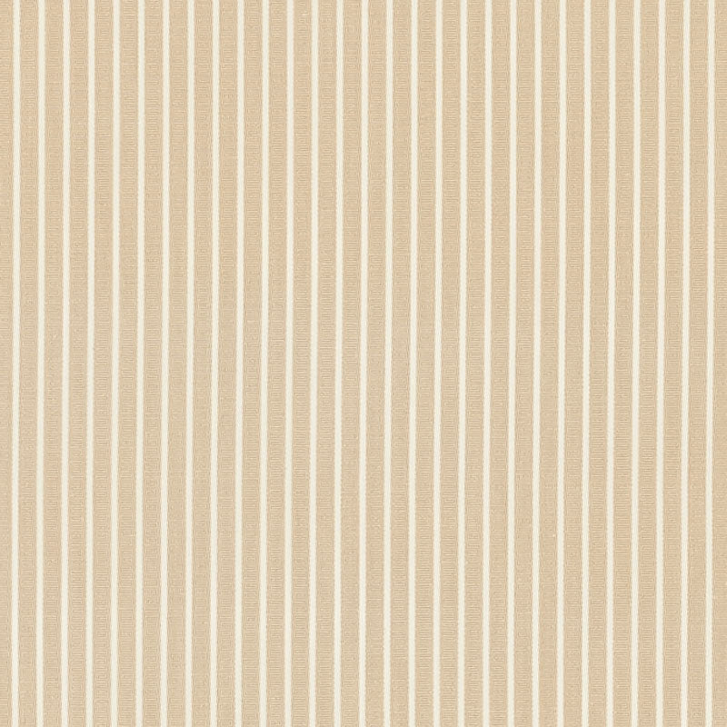 Schumacher 71301 EDIE STRIPE in SAND Fabric - ESSENTIALS: CL