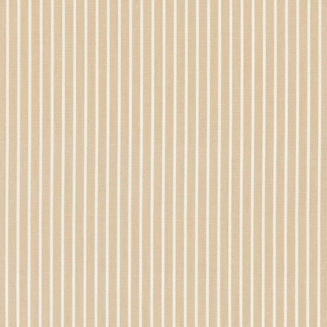 Schumacher 71301 EDIE STRIPE in SAND Fabric - ESSENTIALS: CL