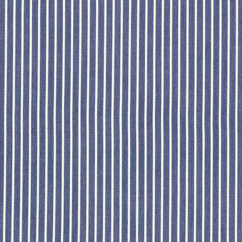 Schumacher 71303 EDIE STRIPE in NAVY Fabric - ESSENTIALS: CL