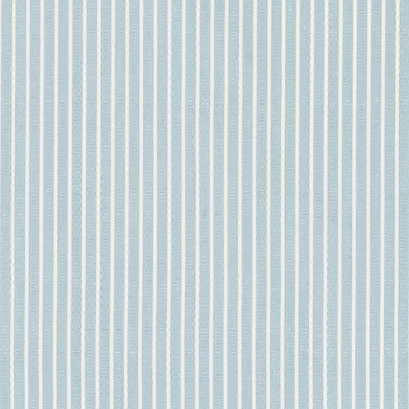 Schumacher 71304 EDIE STRIPE in SKY Fabric - ESSENTIALS: CLA