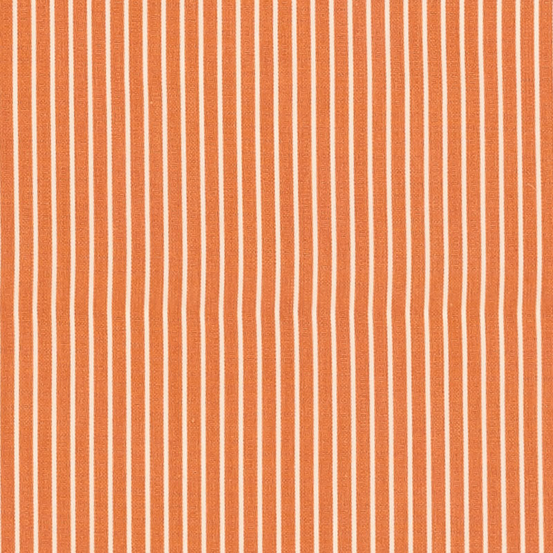 Schumacher 71308 EDIE STRIPE in ORANGE Fabric - ESSENTIALS: 