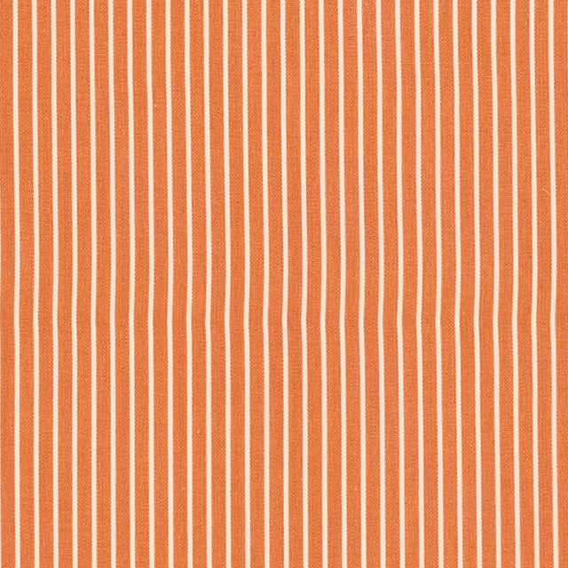 Schumacher 71308 EDIE STRIPE in ORANGE Fabric - ESSENTIALS: 
