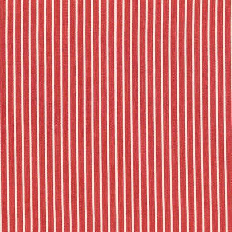 Schumacher 71309 EDIE STRIPE in RED Fabric - ESSENTIALS: CLA