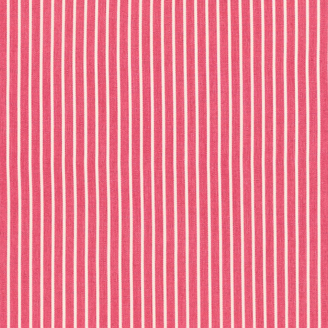 Schumacher 71310 EDIE STRIPE in PINK Fabric - ESSENTIALS: CL