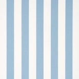 Schumacher 71324 ANDY STRIPE in SKY Fabric - ESSENTIALS: CLA