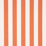 Schumacher 71328 ANDY STRIPE in ORANGE Fabric - ESSENTIALS: 