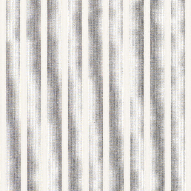 Schumacher 71380 JEAN STRIPE in GREY Fabric - ESSENTIALS: ST