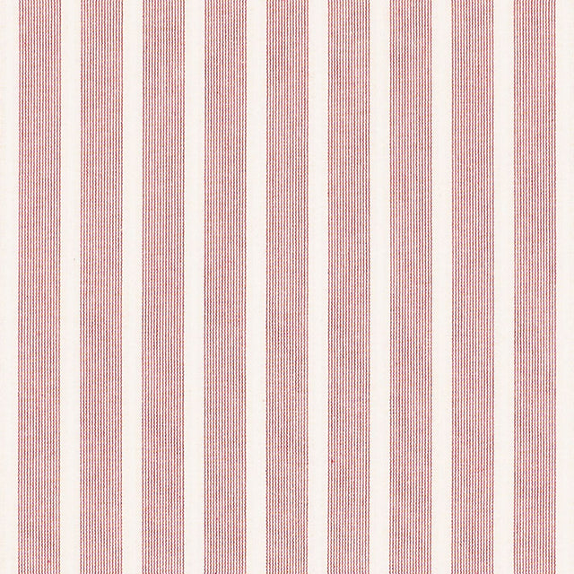 Schumacher 71382 JEAN STRIPE in RED Fabric - ESSENTIALS: STR