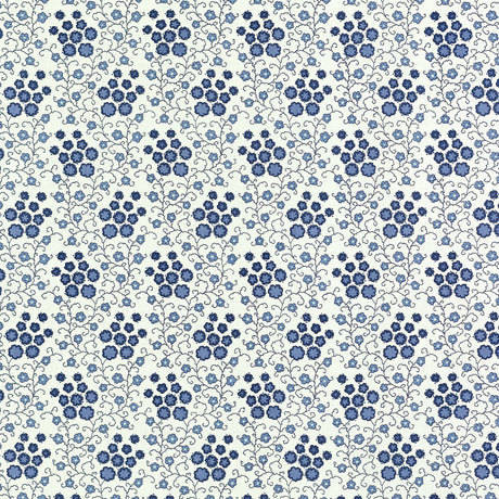 Schumacher 713B39 ZELDA in DELFT Fabric - RAOUL TEXTILES