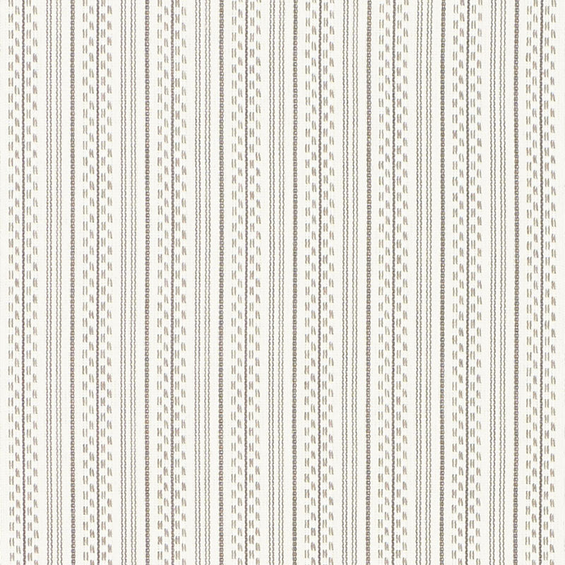 Schumacher 71412 JACK STRIPE in STONE Fabric - ESSENTIALS: S