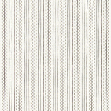 Schumacher 71412 JACK STRIPE in STONE Fabric - ESSENTIALS: S