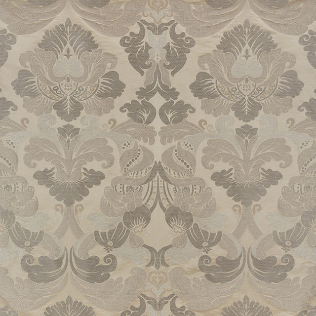 Schumacher 71471 MOLVENO DAMASCO in CHAMPAGNE Fabric - DAMAS