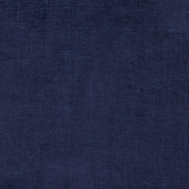 Schumacher Franco Linen-Blend Chenille Indigo Fabric