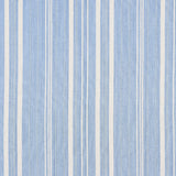 Schumacher Cajamarca Stripe Chambray Fabric