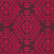 Schumacher Omar Embroidery Berry Fabric - Eade's Wallpaper