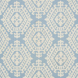 Schumacher Omar Embroidery Sky Fabric - Eade's Wallpaper