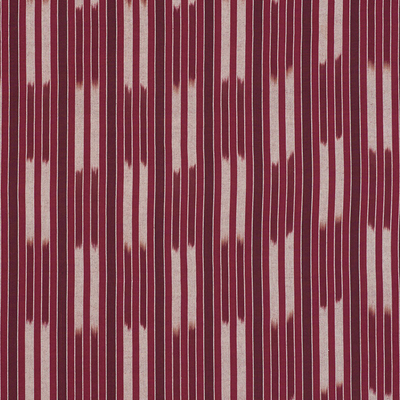 Schumacher Cusco Ikat Berry Fabric