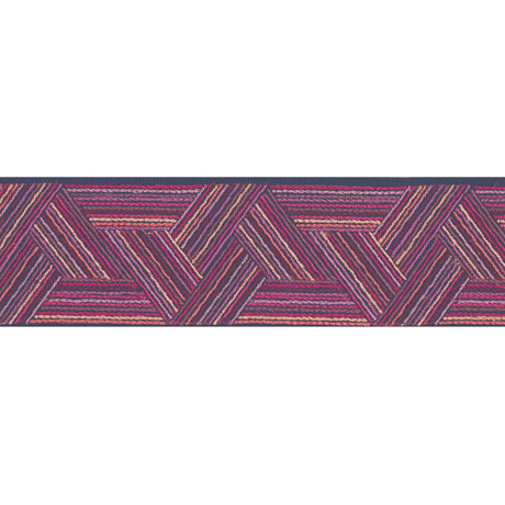 Schumacher 71990 INARA TAPE in BERRY Trim - CARAVANNE