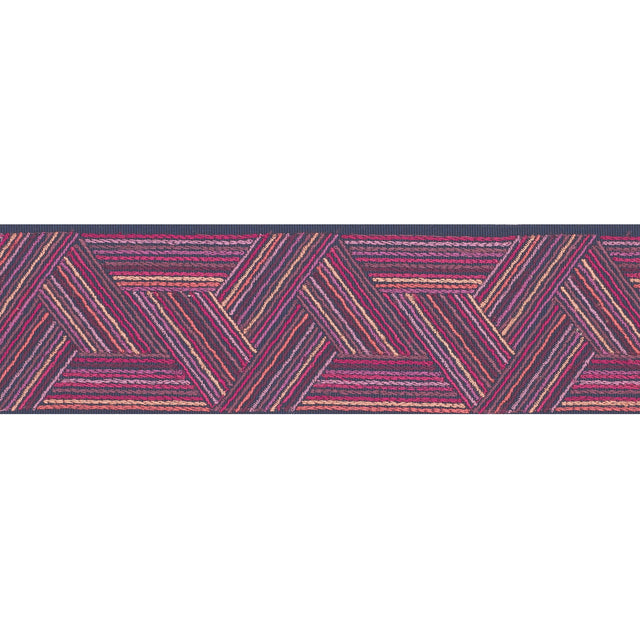 Schumacher 71990 INARA TAPE in BERRY Trim - CARAVANNE