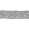 Schumacher 71992 INARA TAPE in BLACK & CHARCOAL Trim - CARAV