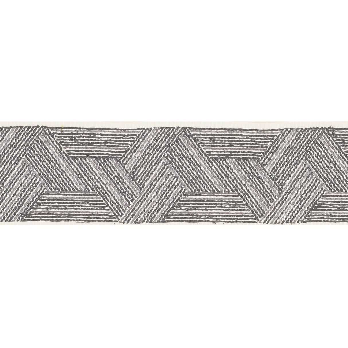 Schumacher 71992 INARA TAPE in BLACK & CHARCOAL Trim - CARAV