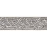 Schumacher 71992 INARA TAPE in BLACK & CHARCOAL Trim - CARAV
