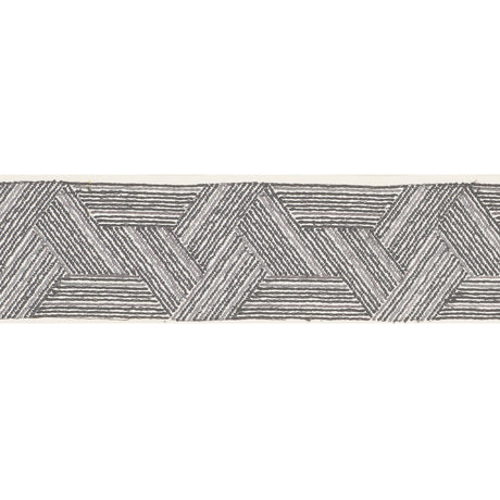 Schumacher 71992 INARA TAPE in BLACK & CHARCOAL Trim - CARAV