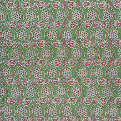 Schumacher Persephone Verdant Fabric - Eade's Wallpaper