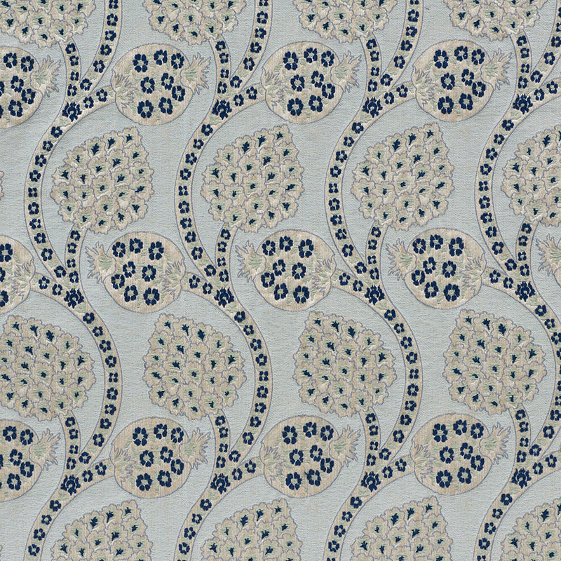 Schumacher Persephone Celestial Fabric - Eade's Wallpaper