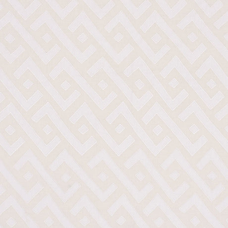 Schumacher Safari Appliqué Ivory Fabric - Eade's Wallpaper